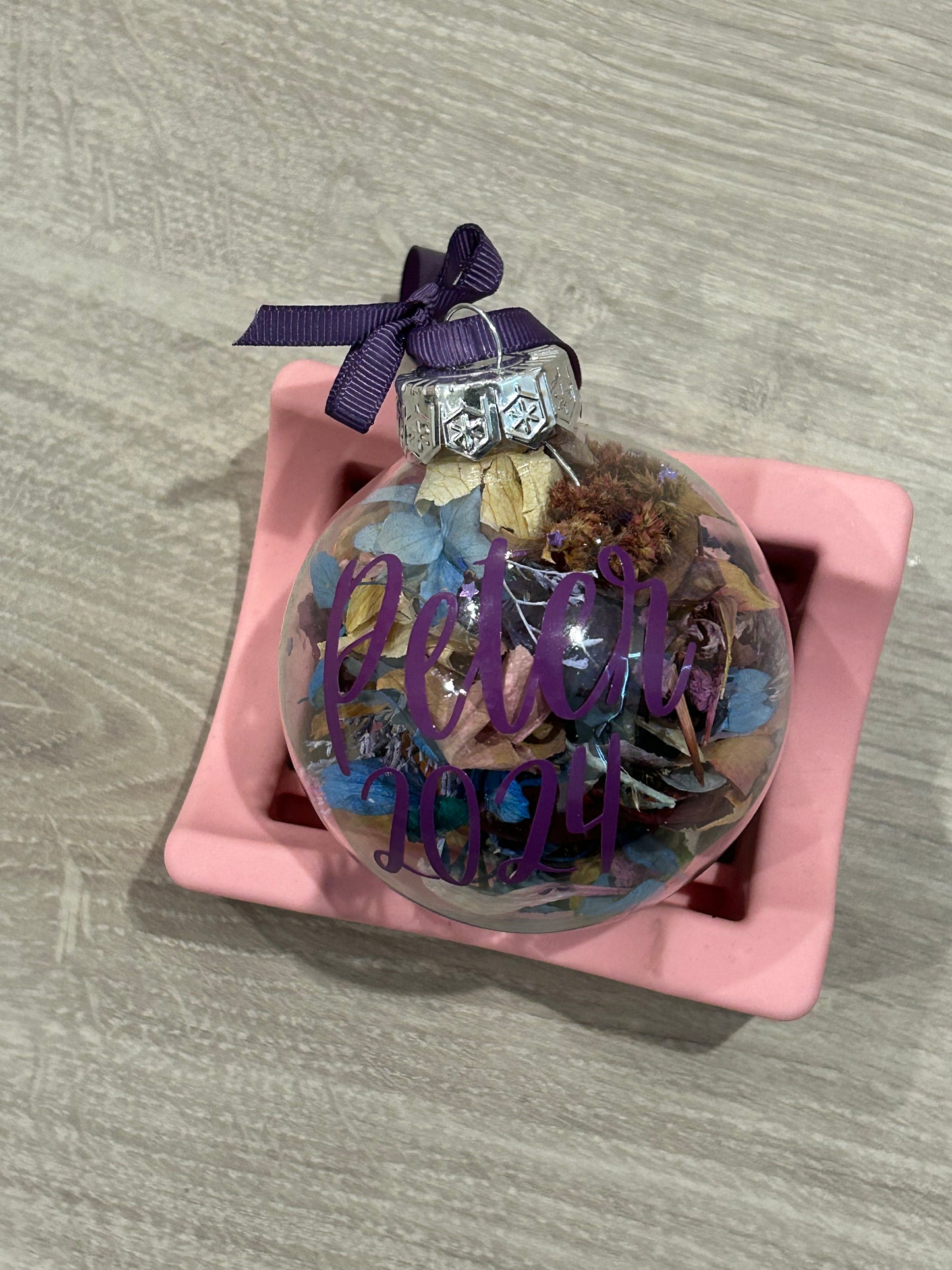 Flower Filled Bauble for Peter