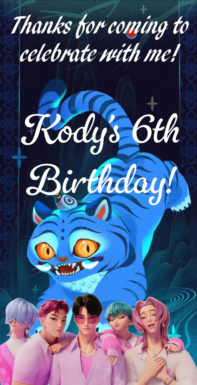 Design for Party Bag Stickers