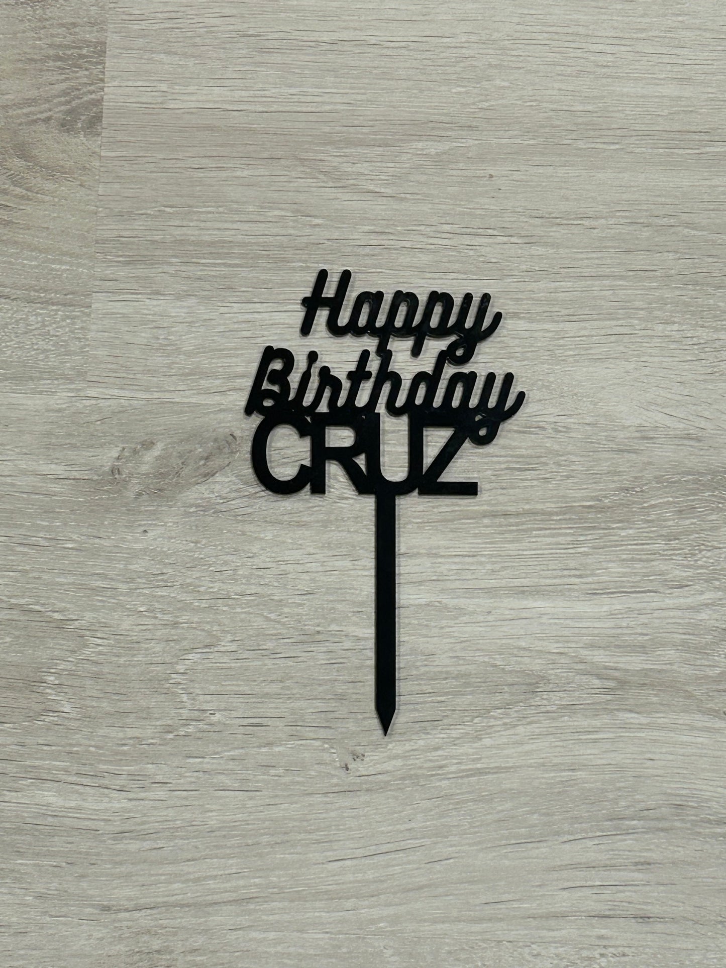 Cake topper for Cruz