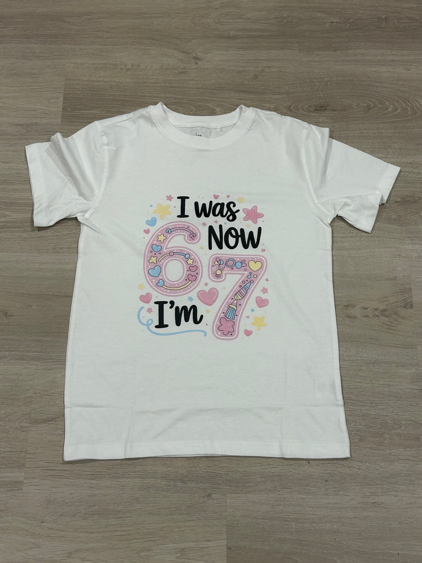 6 7 Birthday Shirt