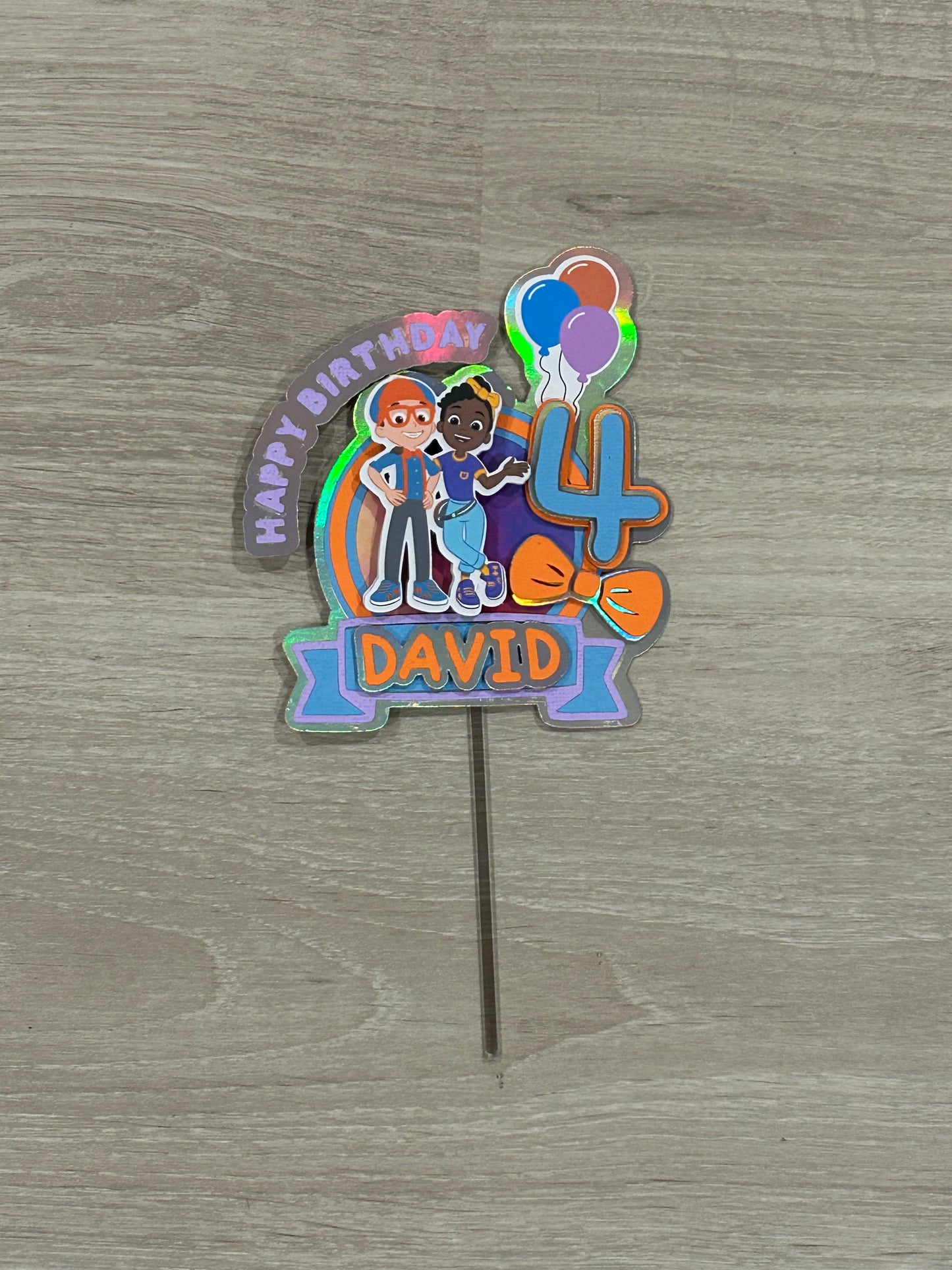 Cake Topper for David - Blippi Theme