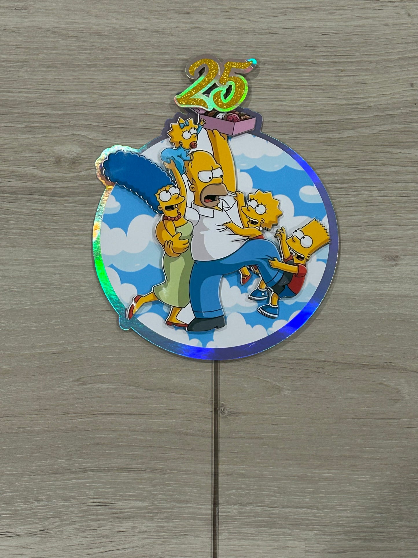Simpson Themed Cake Topper