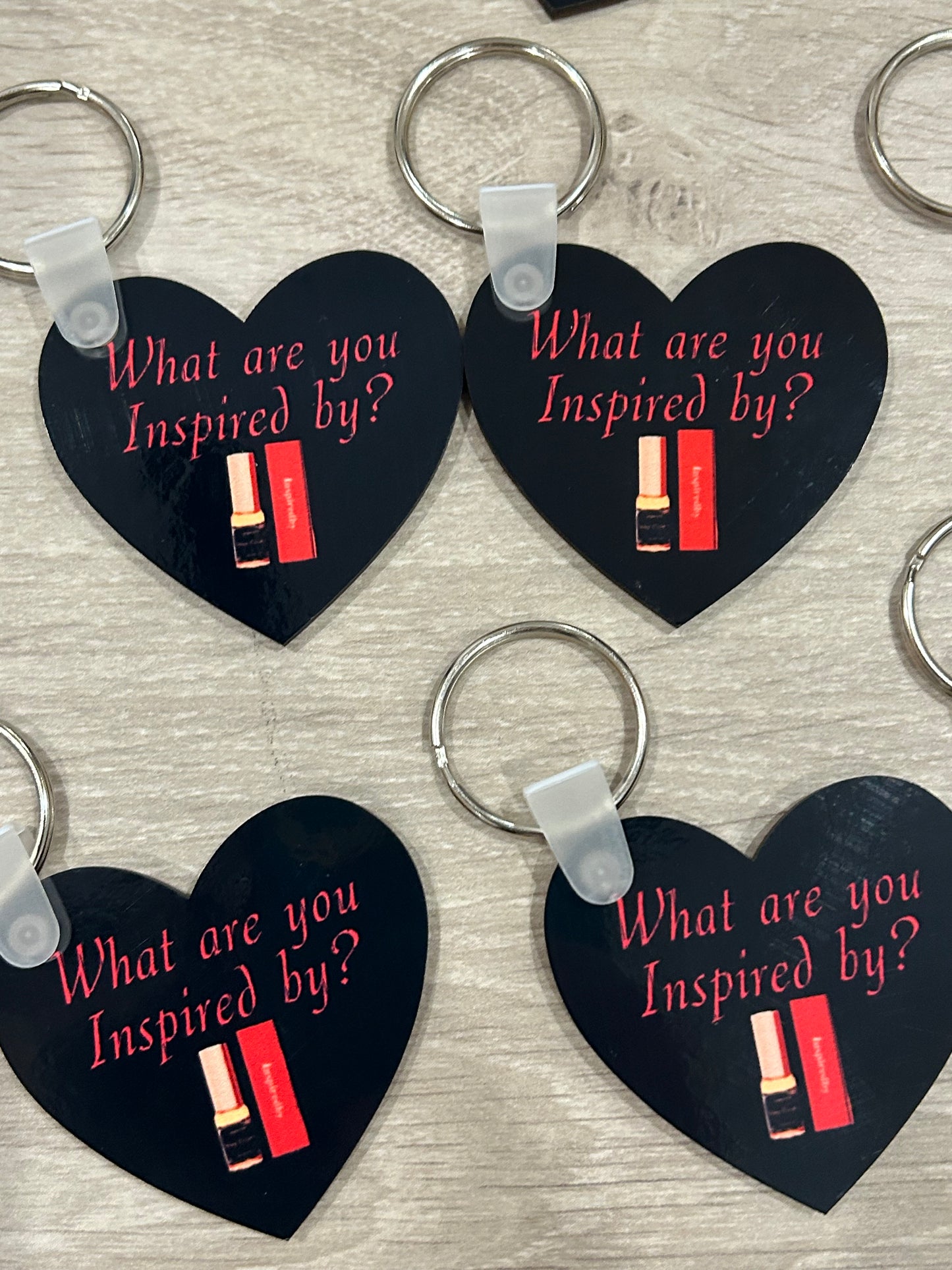 50 Key chains for “Inspired by”