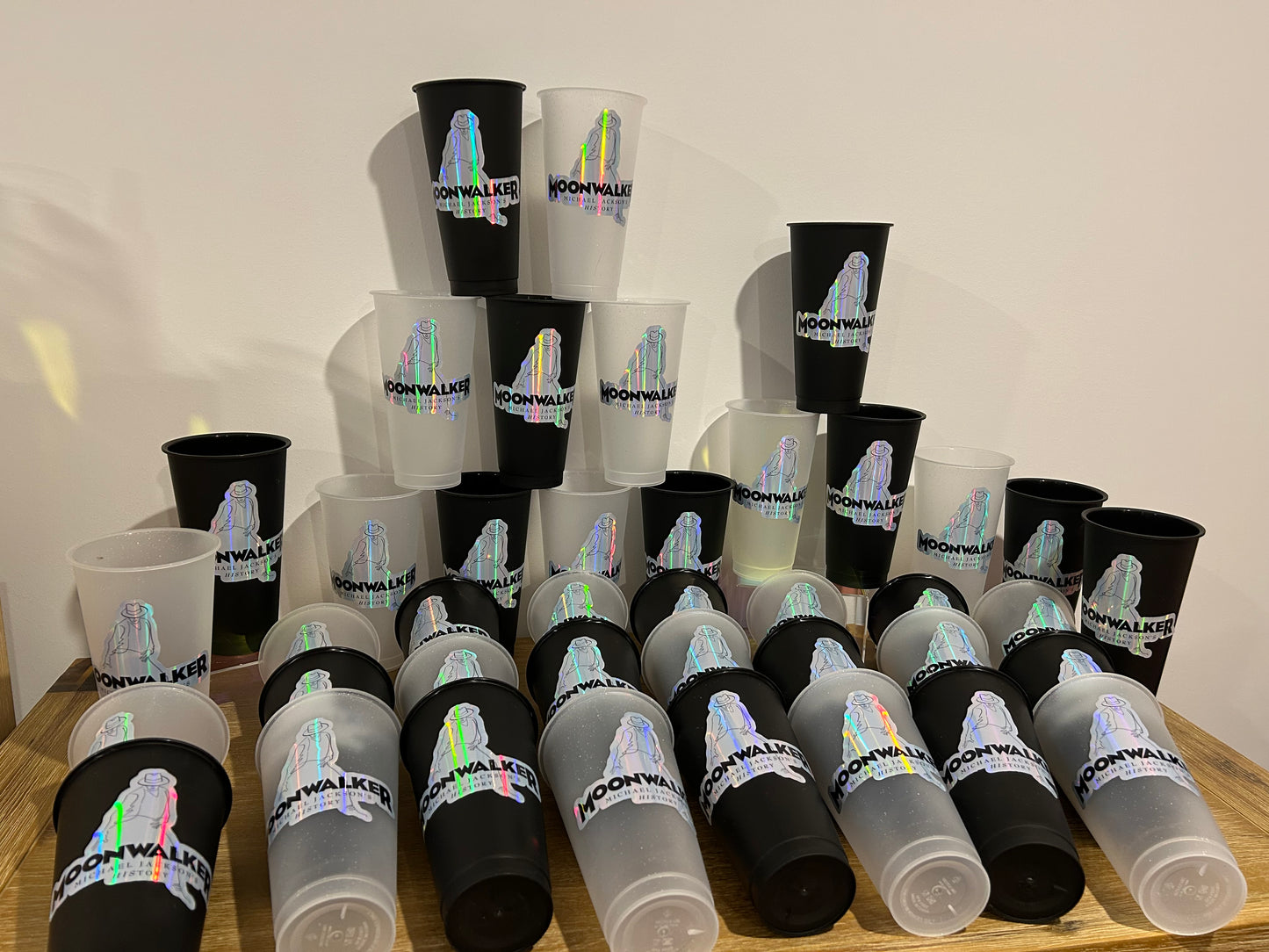 Bulk merchandise for the Moonwalker Show