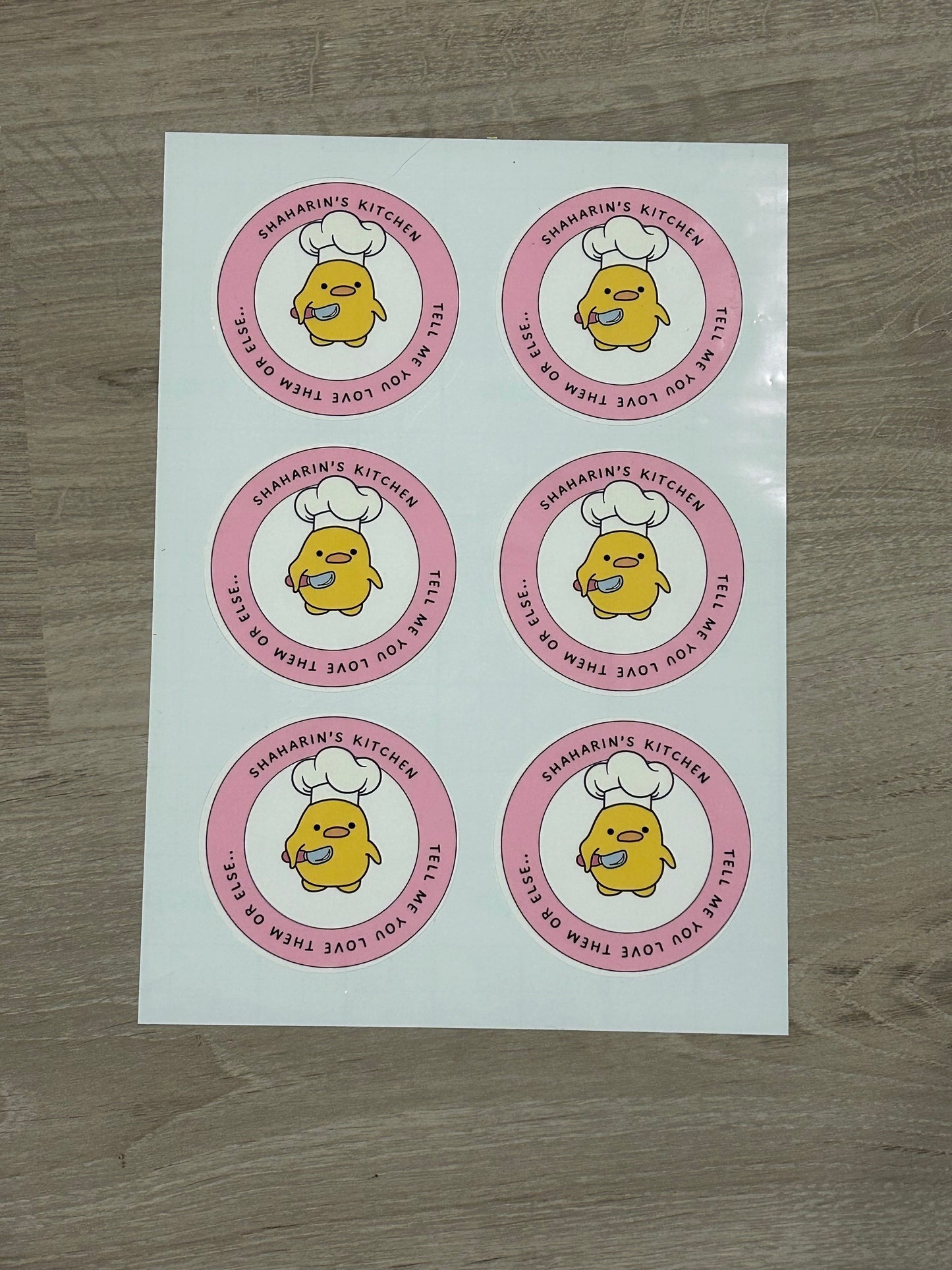 Waterproof Pickle Jar Labels