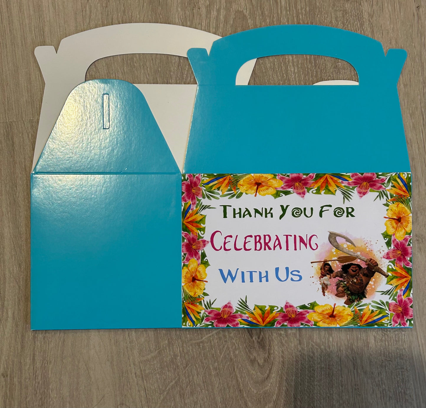 Moana Theme Party Boxes