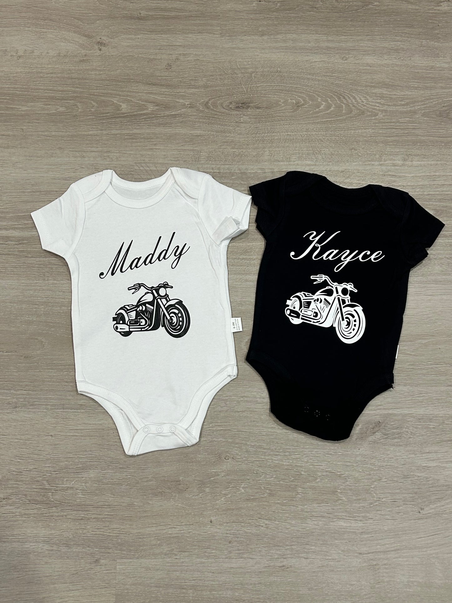 Onesies for Maddy and Kayce