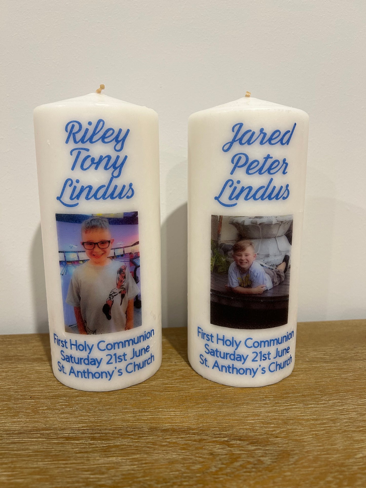 Two Stunning Baptism Candles