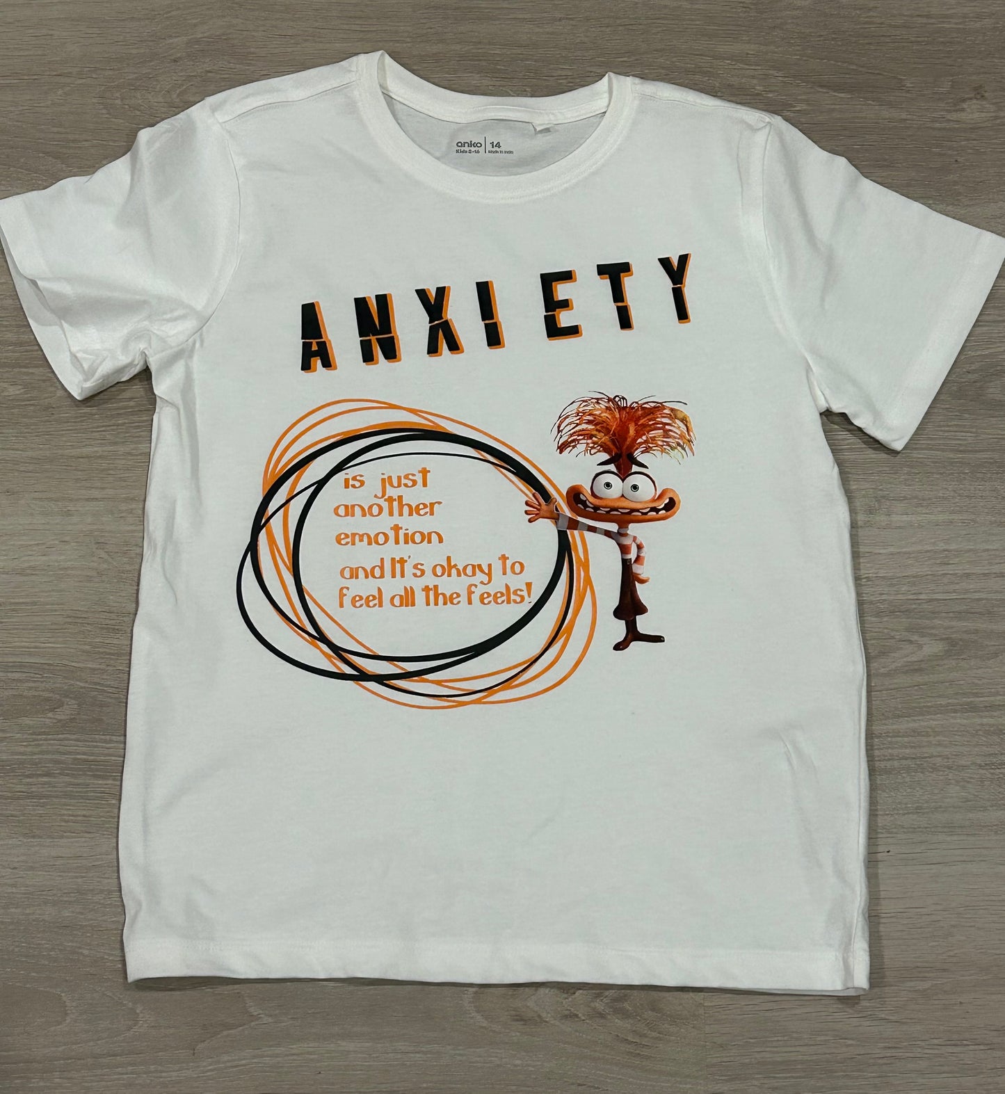 Shirt for Book Week - Anxiety