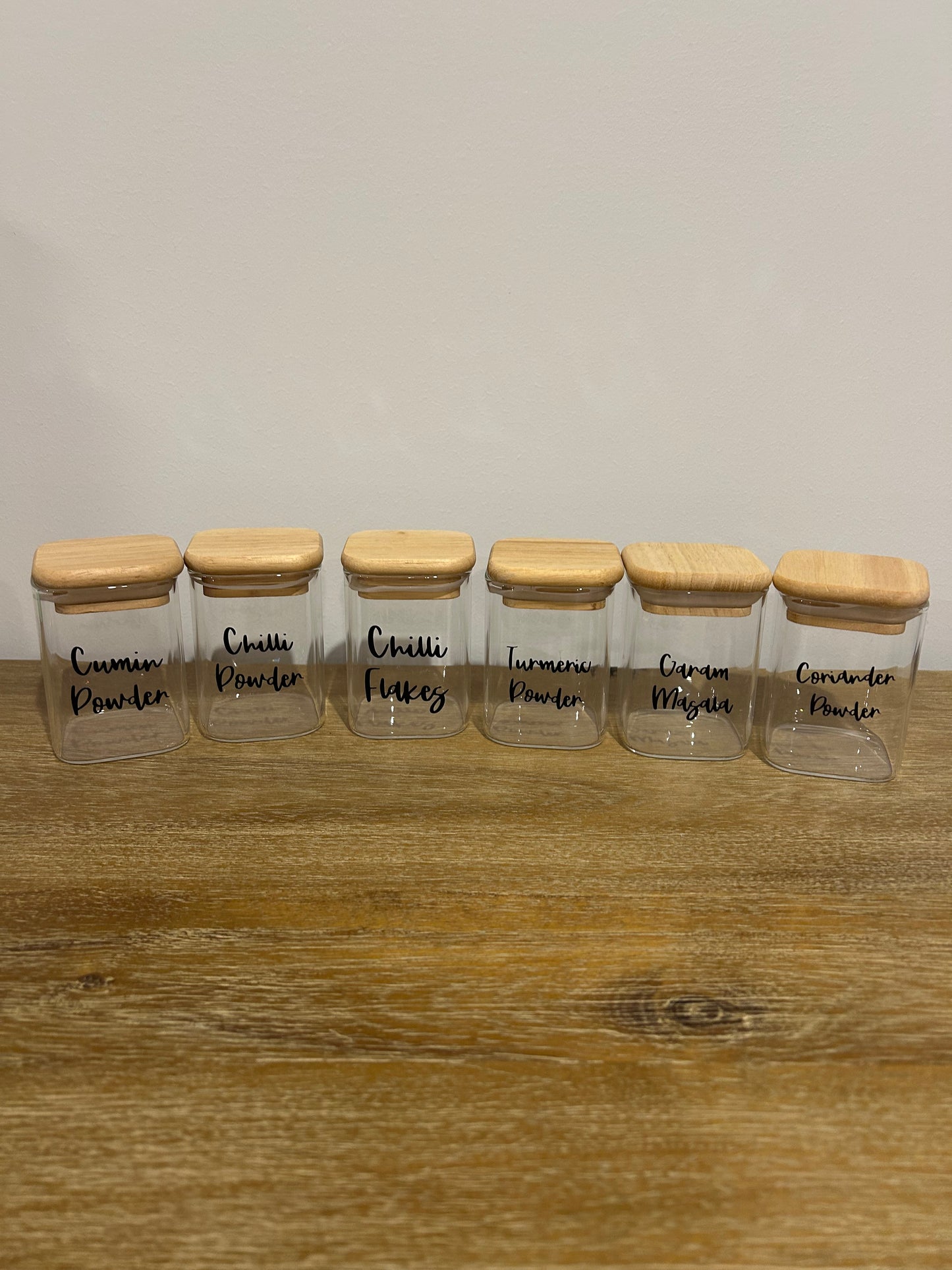 Spice Jars and Labels
