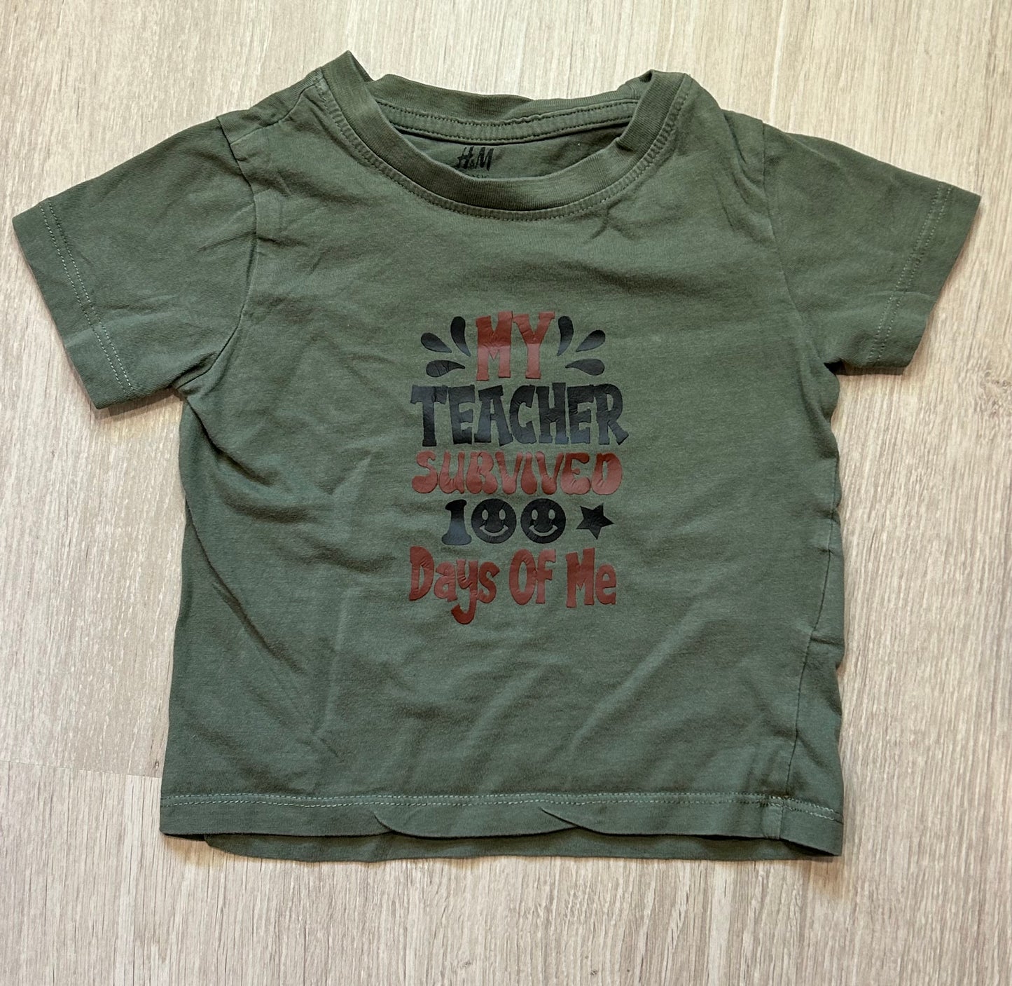 My teacher survived 100 days of me