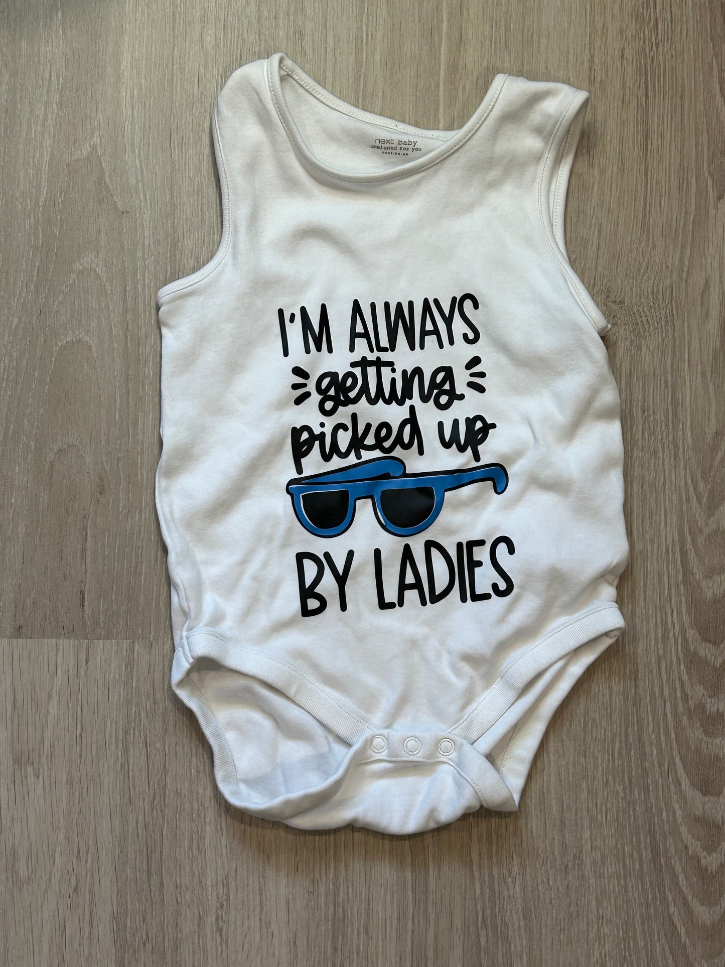 Getting picked up by the ladies onesie