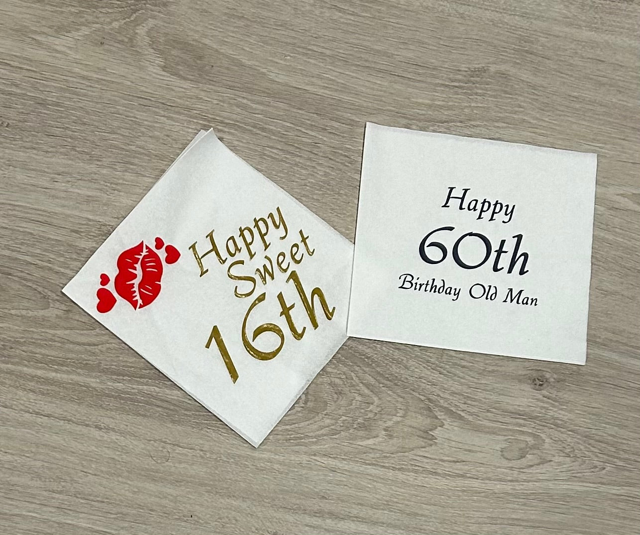 Personalised Napkins