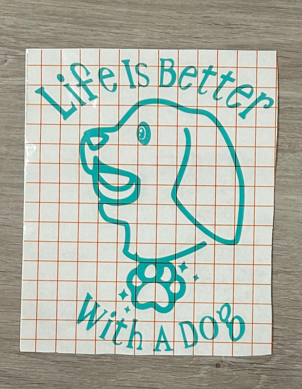 Car Decal - Life is better with a dog