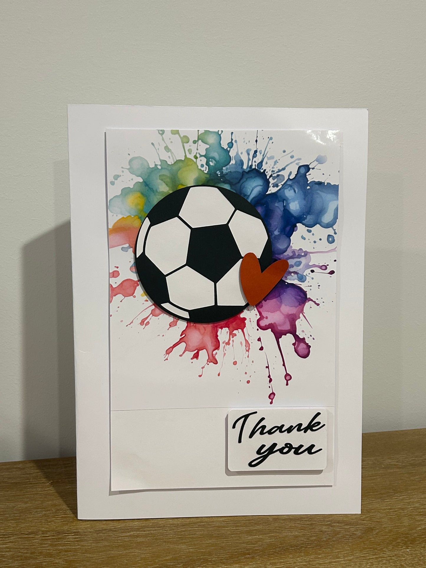 3D card for a soccer coach assistant