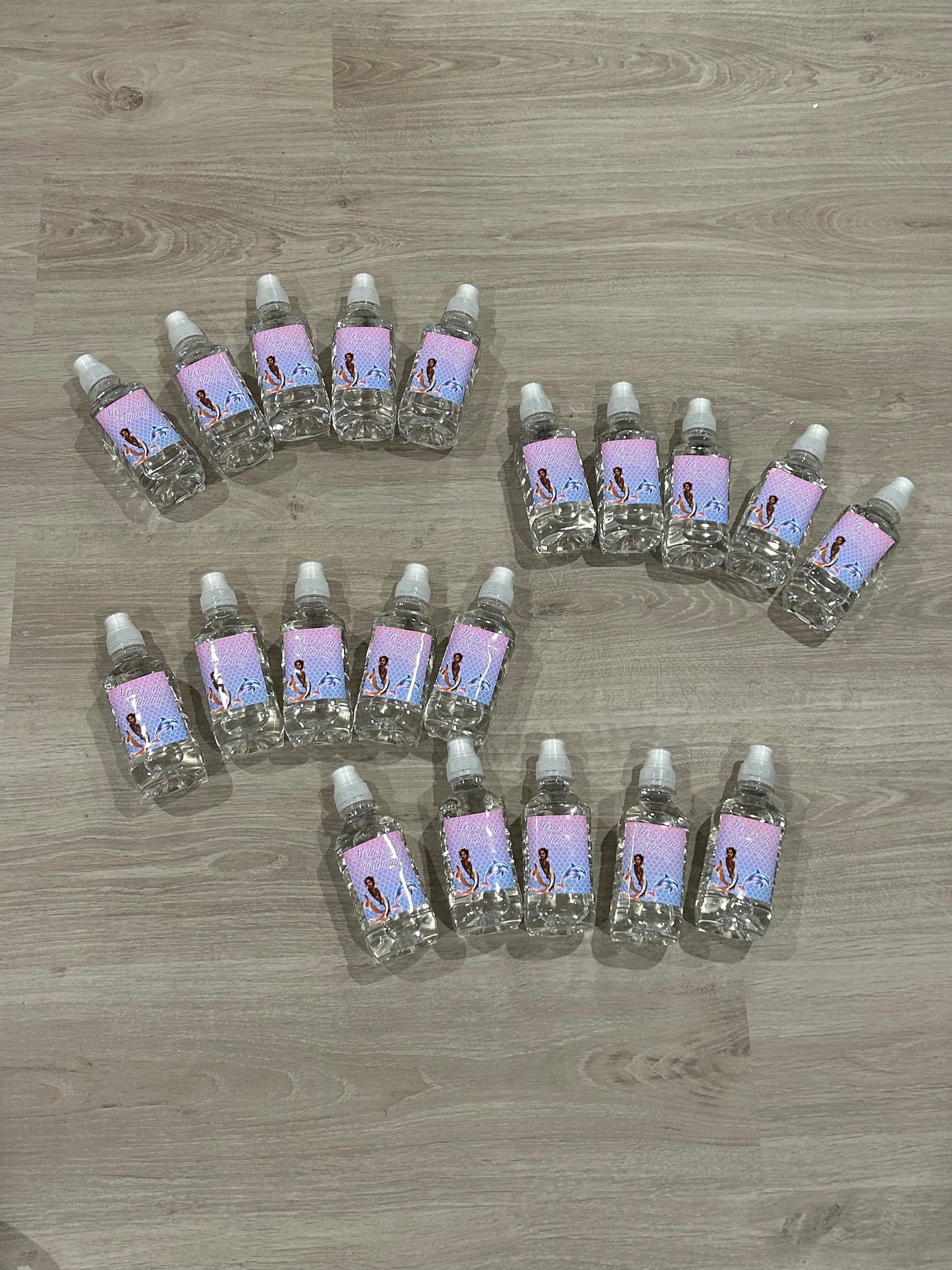 Pop top bottles for Alira’s 2nd Birthday