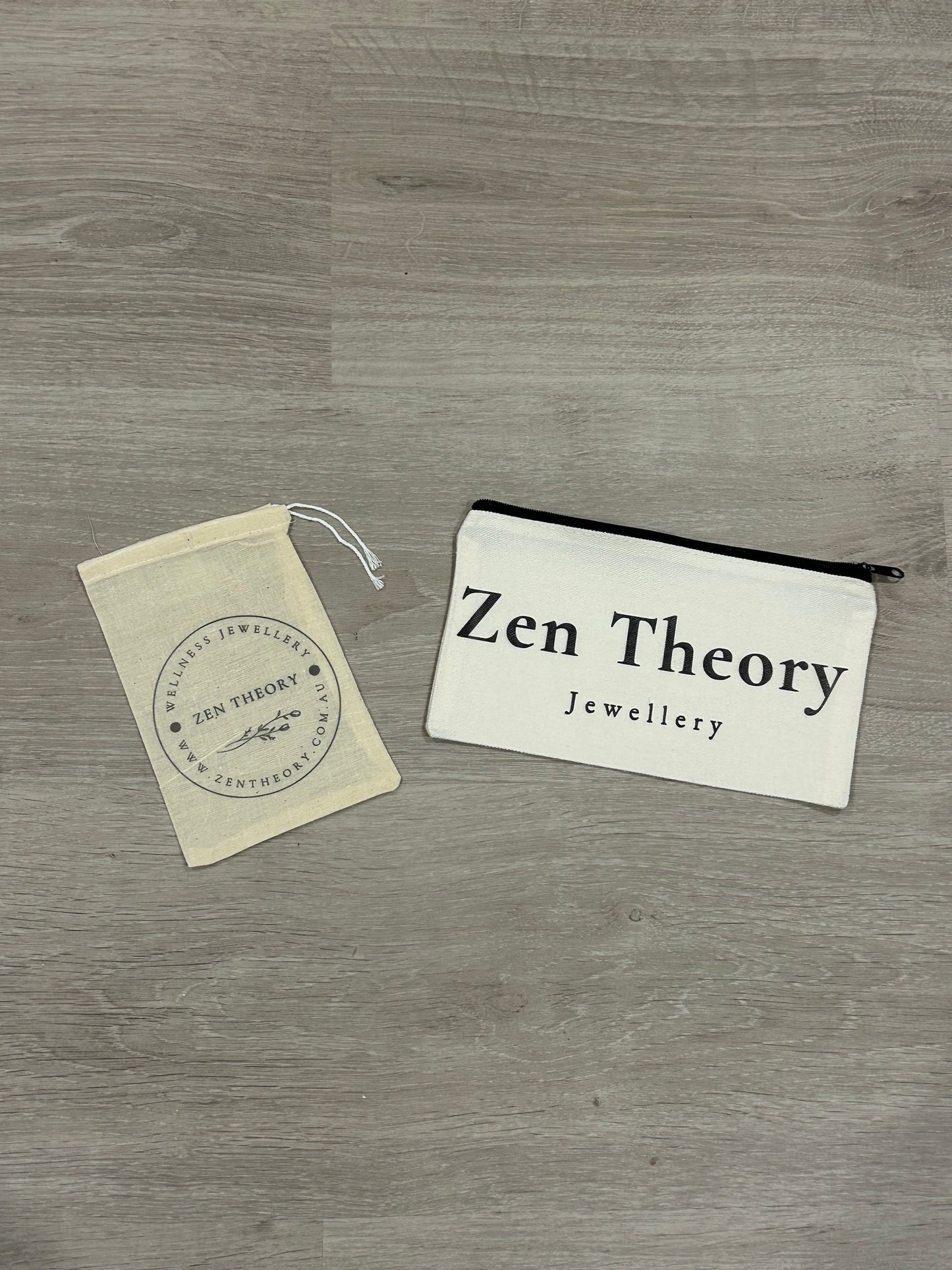 Zen Theory shirts and 2 sized storage bags