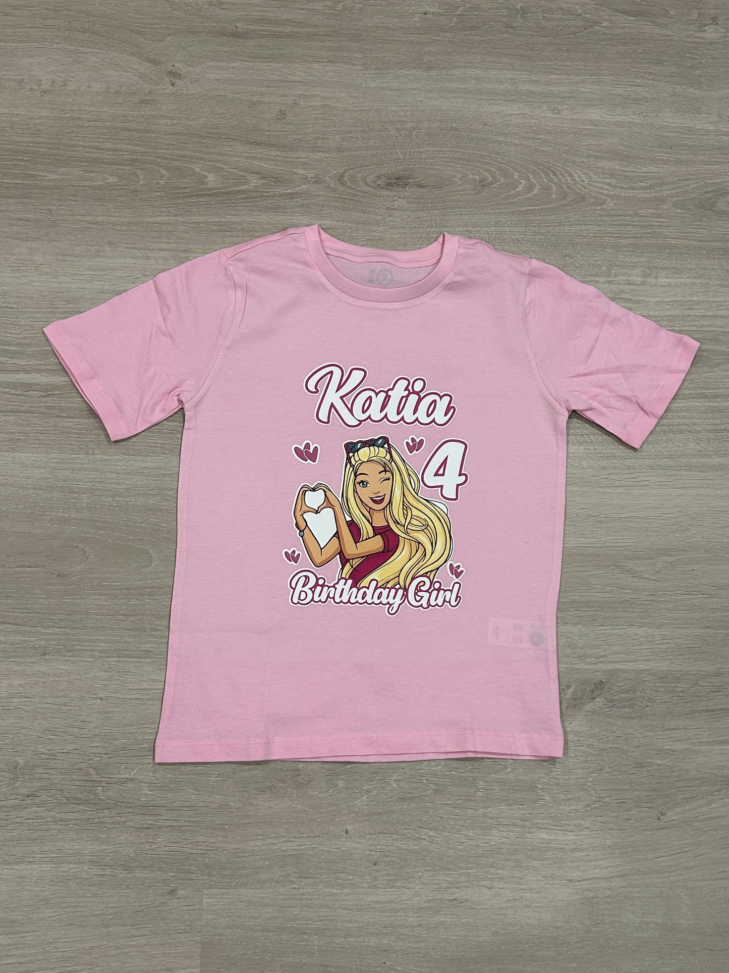 Barbie Birthday Shirt for Katia