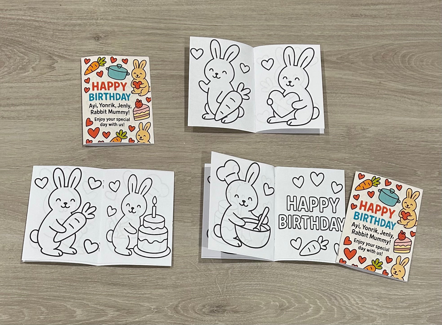 5x colouring books and boxes