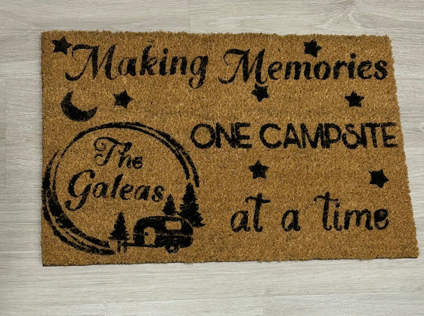 Door mat for camping for the Galeas