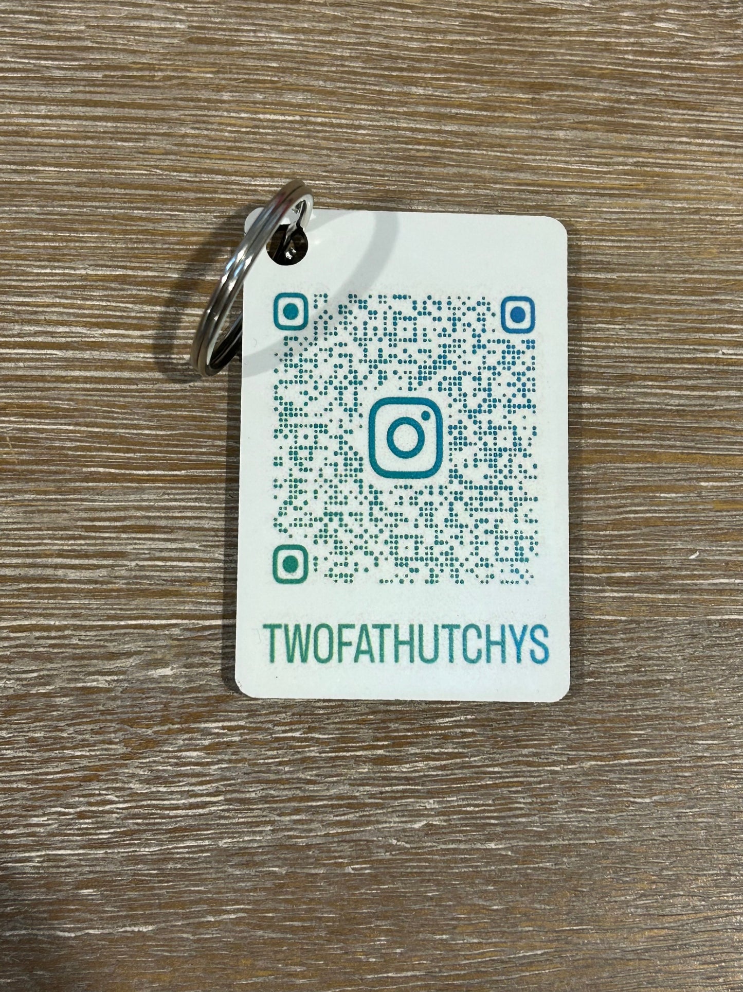 Business Keychain for Two Fat Hutchys