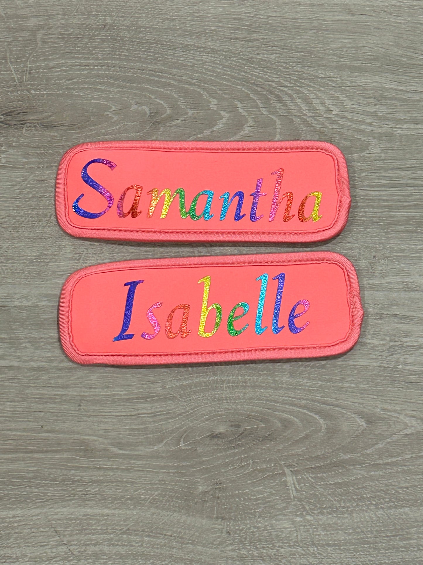 Icy pole holders for Samantha & Isabelle