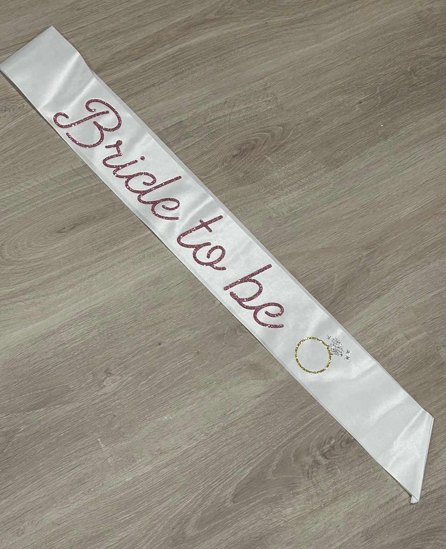 Bride to be Sash
