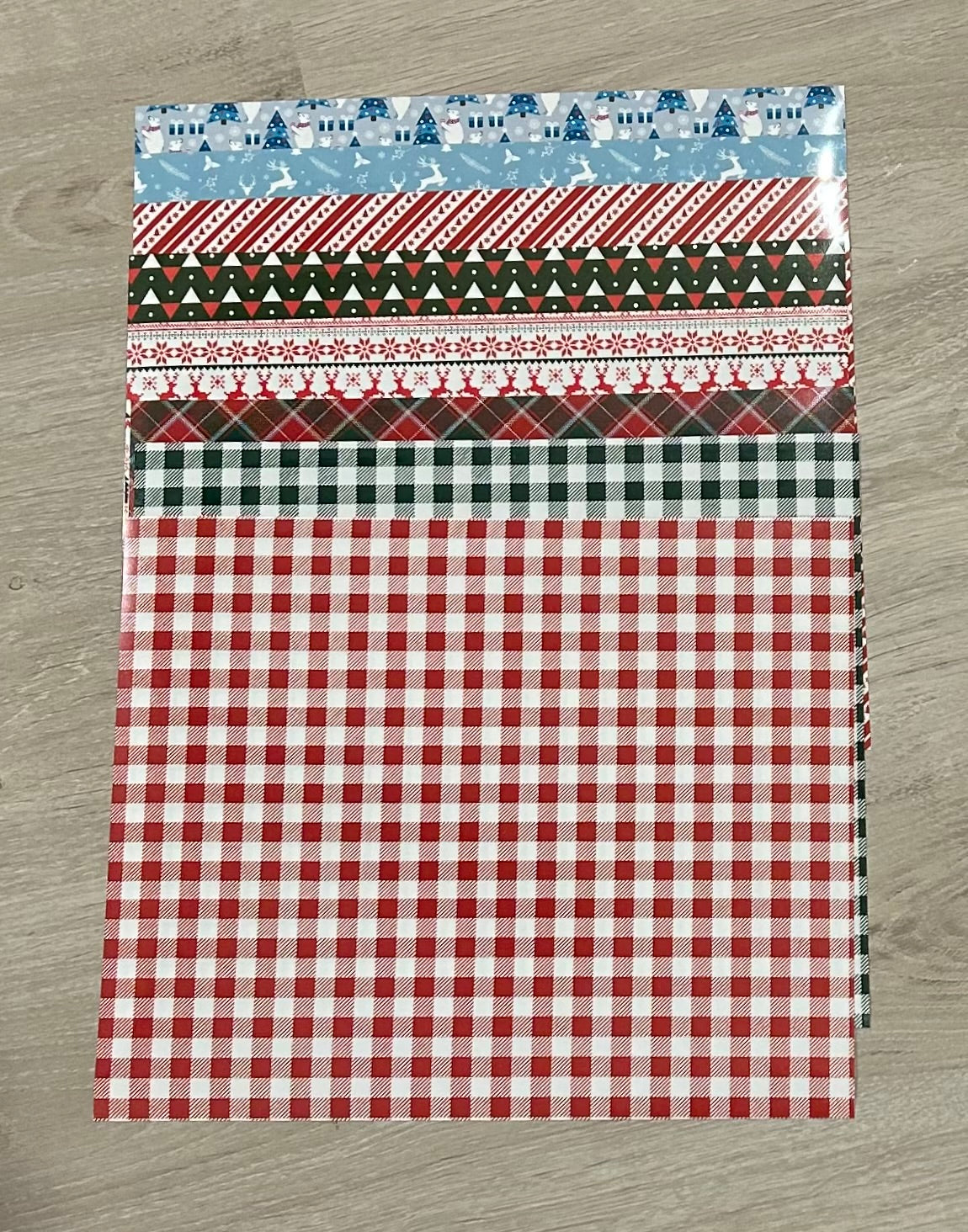 Heat Transfer Viny (HTV) - Christmas patterns