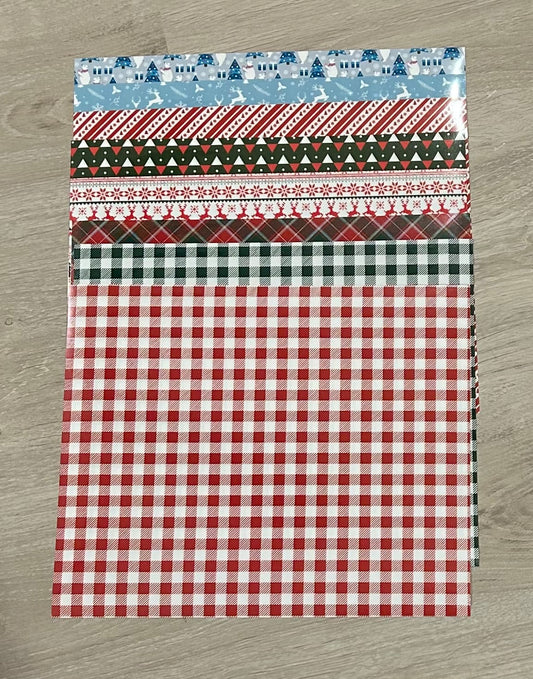 Heat Transfer Viny (HTV) - Christmas patterns