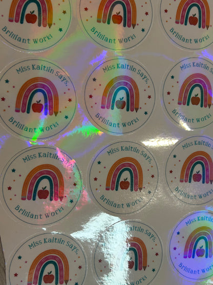 ‘Brilliant Work’ Stickers