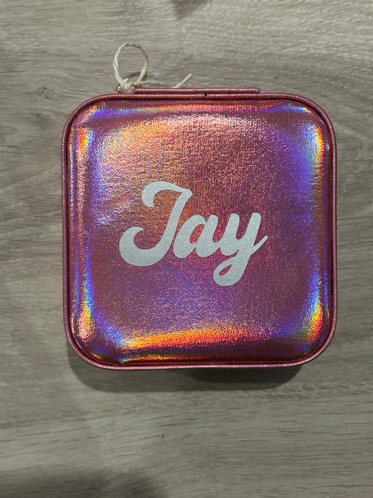 Name decal added to their jewellery box