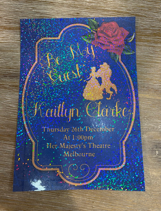 Invitation to see Beauty and the Beast