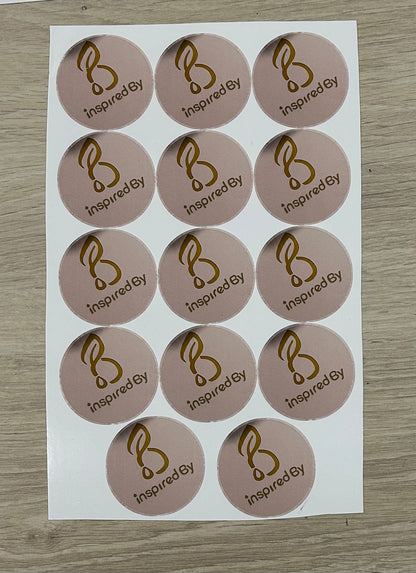 Sticker Sheets for Inspired By