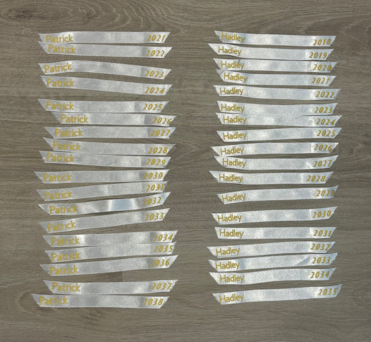 Ribbons for Christmas Ornaments