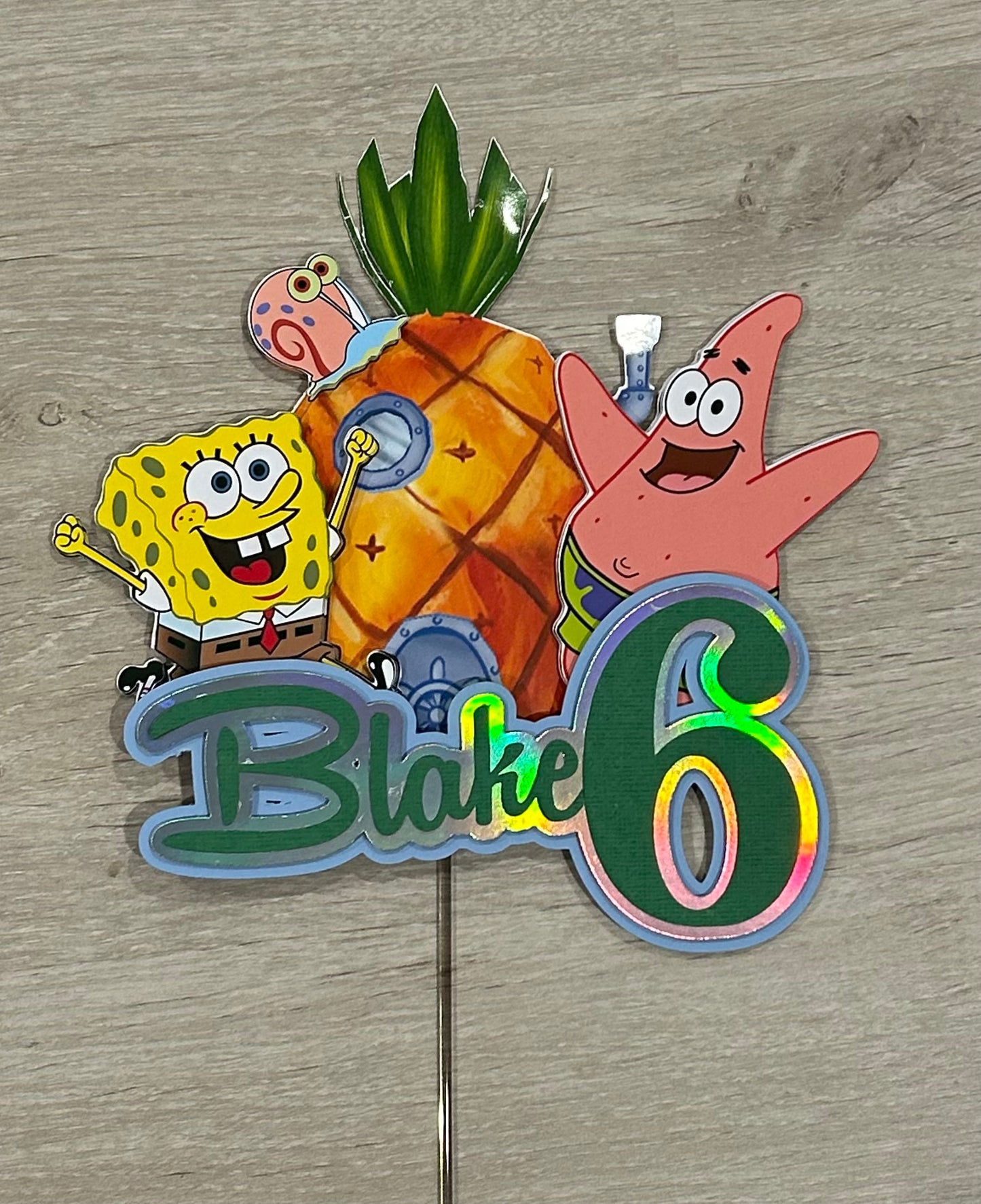 SpongeBob Cake Topper for Blake