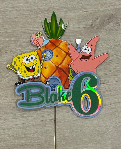 SpongeBob Cake Topper for Blake