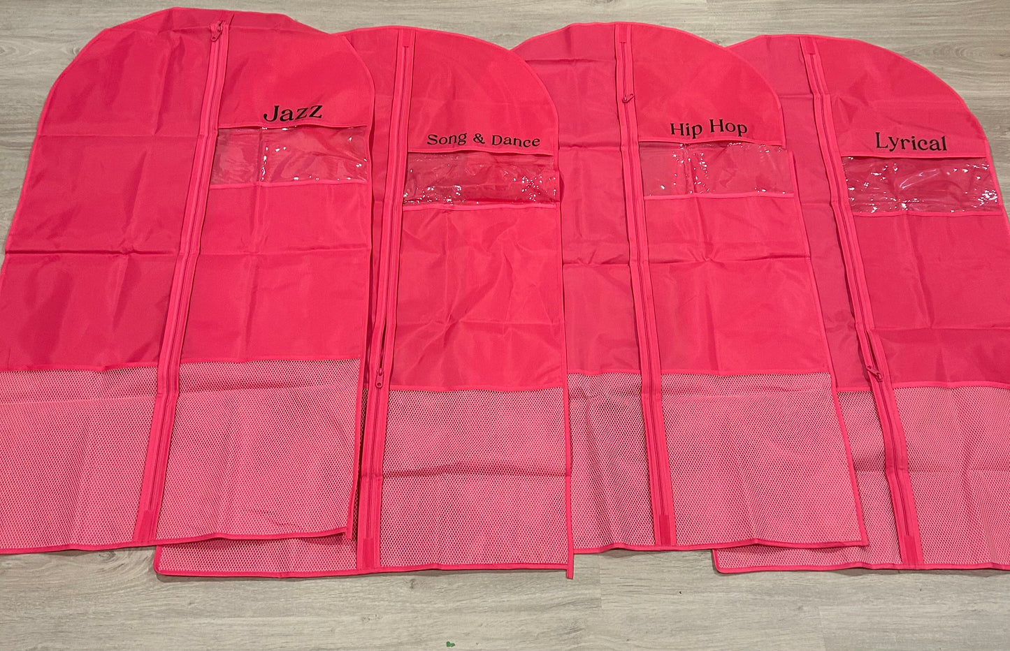4x Pink Dance Bags