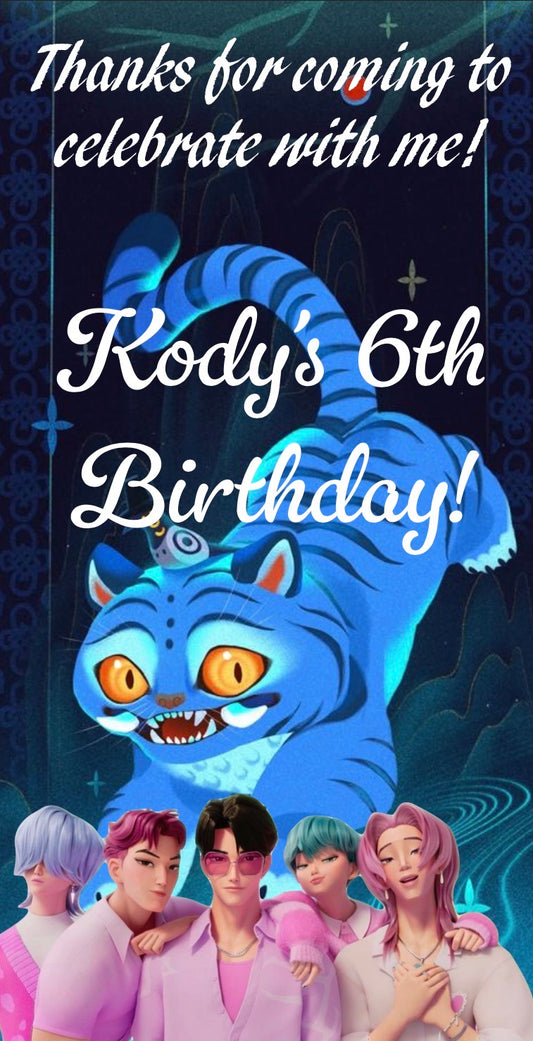 Design for Party Bag Stickers