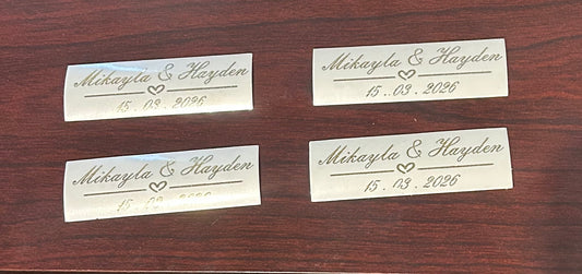 80 Gold Foil Stickers