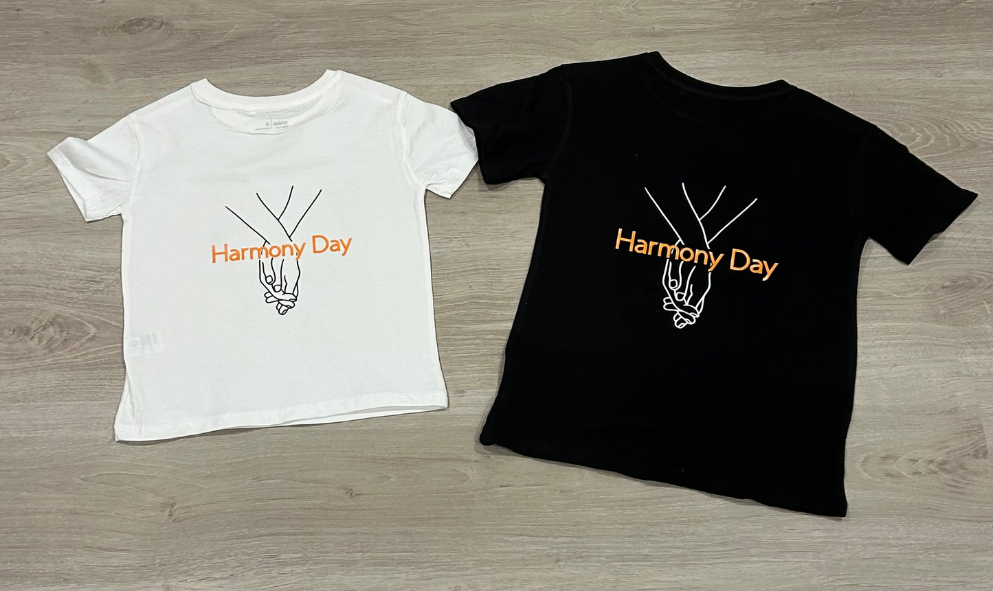 2x Double Sided Harmony Day Shirts