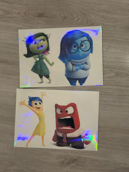 Decals for a birthday board and stickers for the balloons