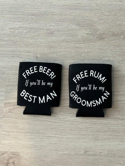 “Will you be my….” Stubby holders