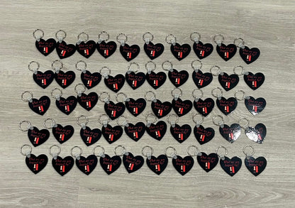 50 Key chains for “Inspired by”