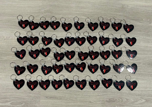 50 Key chains for “Inspired by”