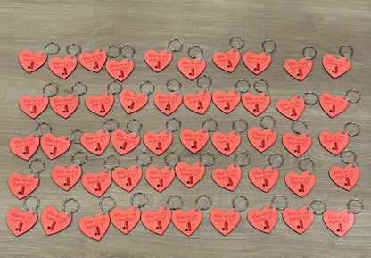 50 Key chains for “Inspired by”