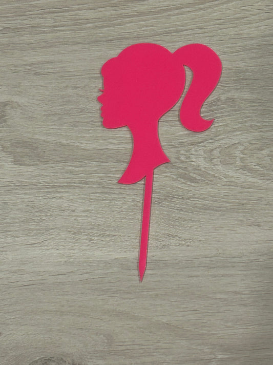 Barbie cake topper