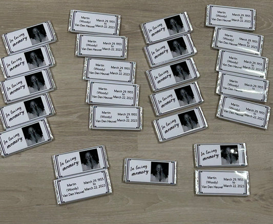 Double Sided Memorial Chocolates