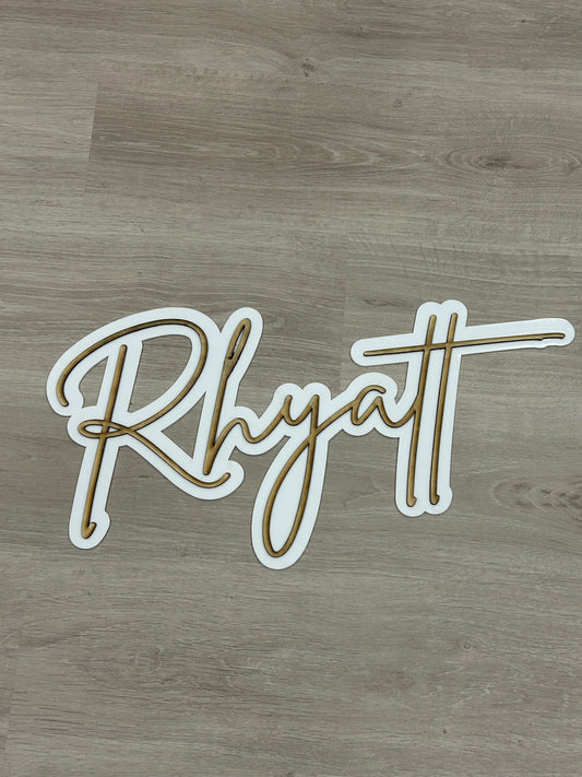 55cm Wall Sign for Rhyatt