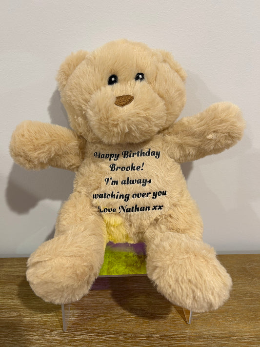 Teddy bear for Brooke