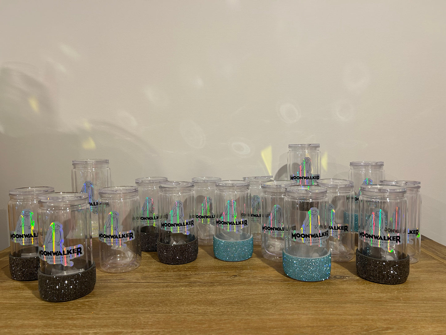 Bulk merchandise for the Moonwalker Show